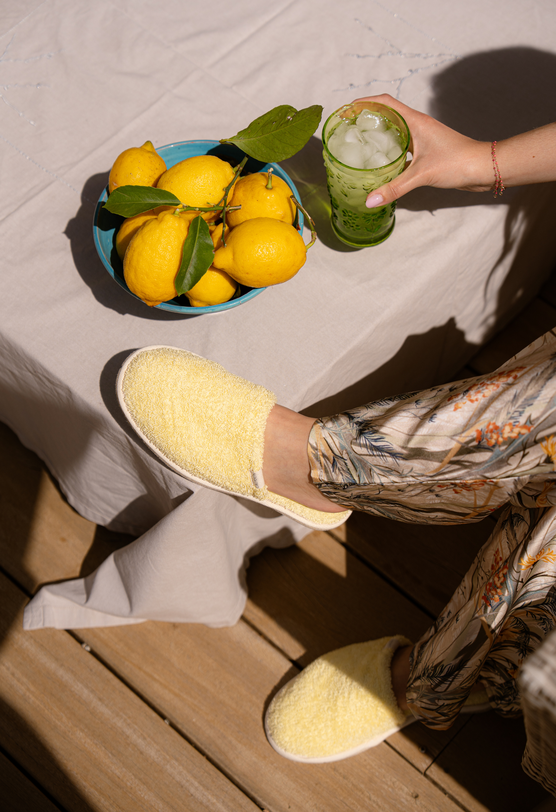 Simone Éponge Jaune Citron