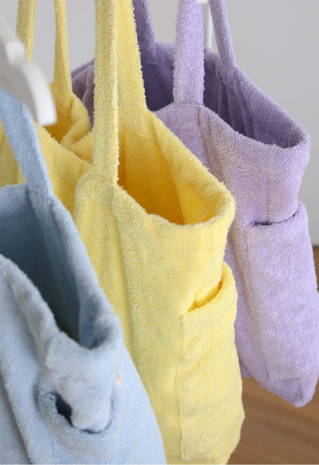 Zitronengelbe Schwamm-Tragetasche