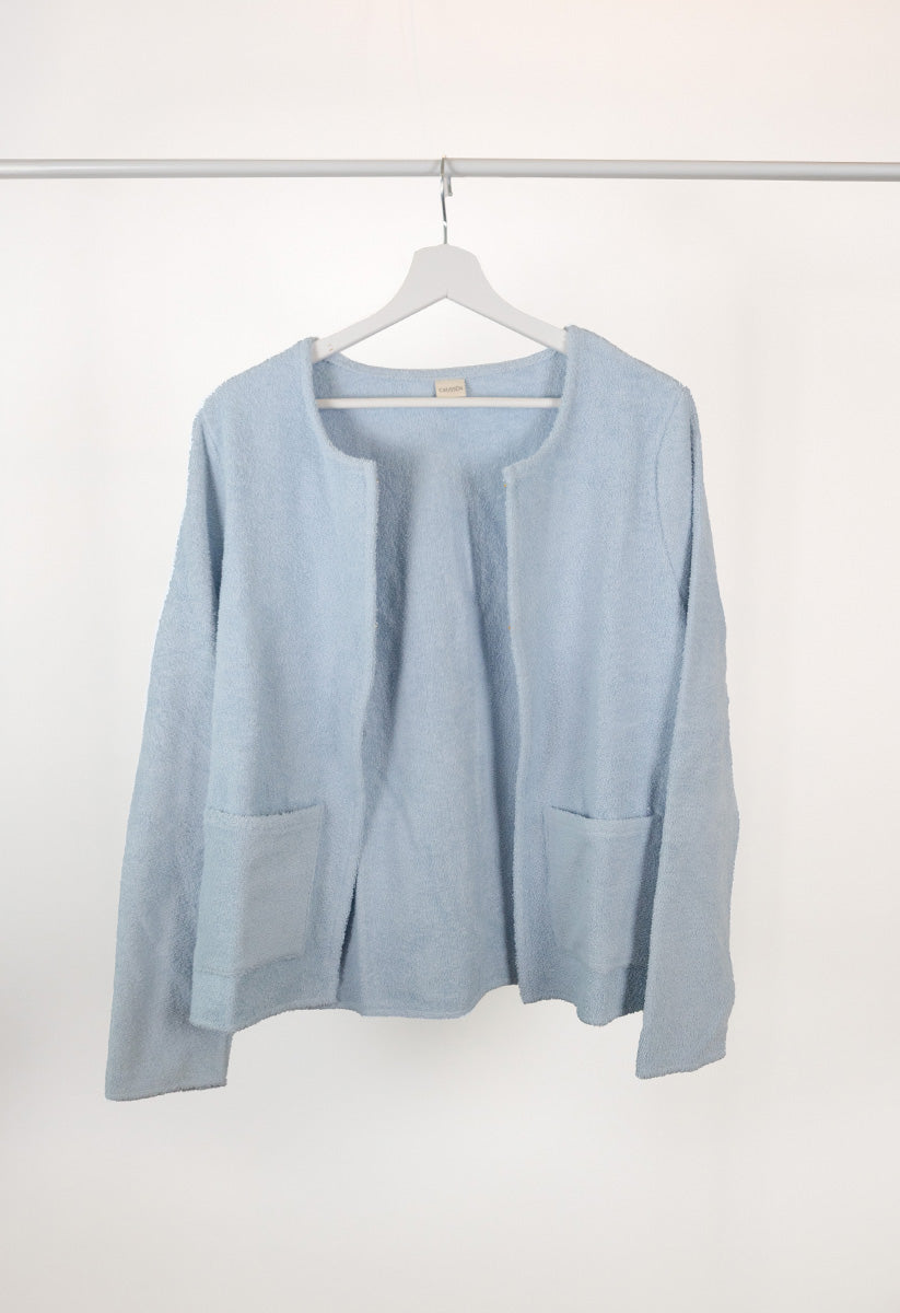 Veste Éponge Bleue Ciel