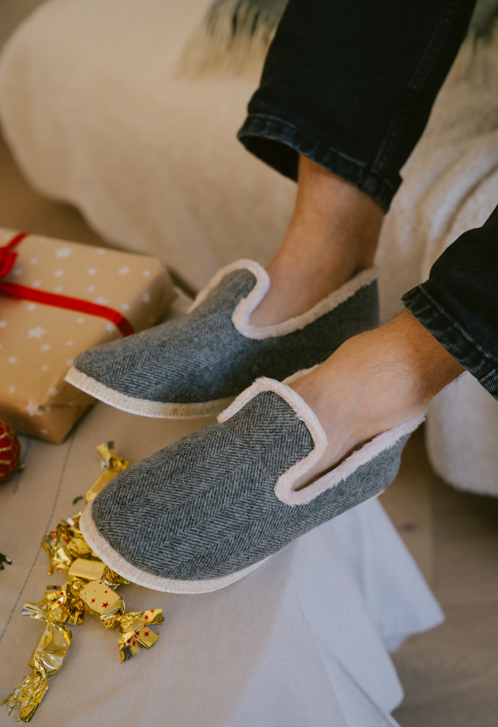 Francine Chevrons Grise