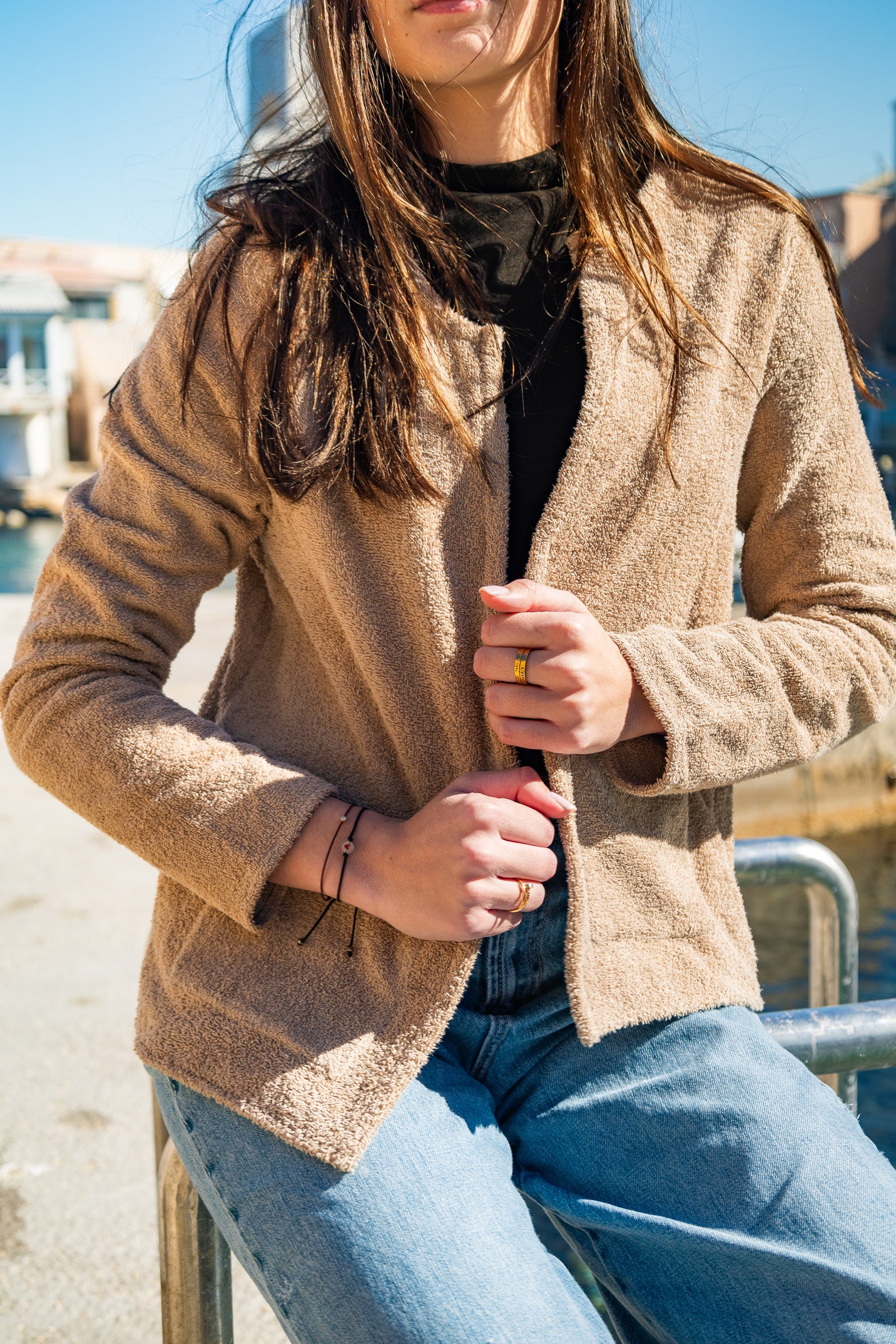 Veste Éponge Moka