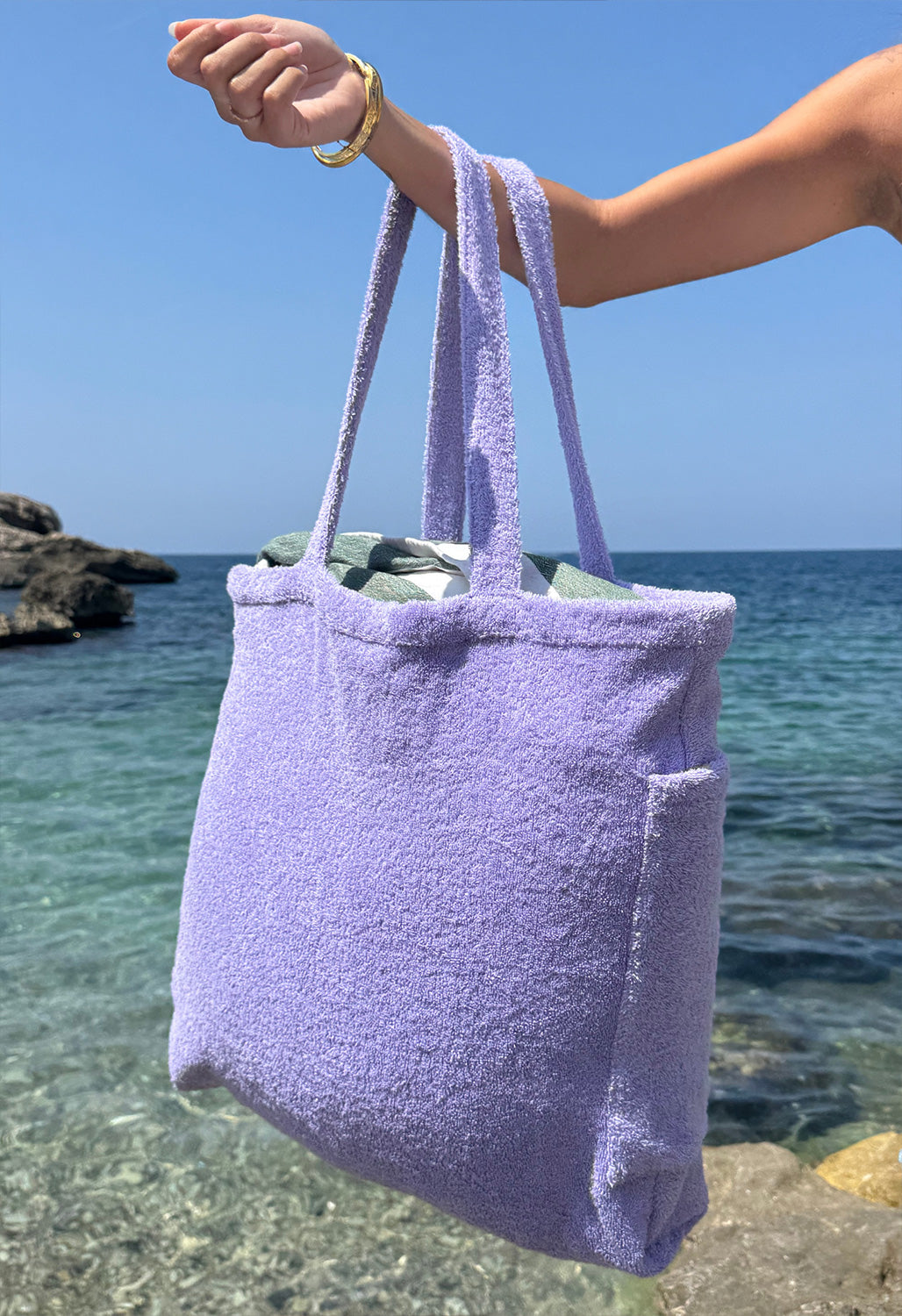 Cabas Éponge Lilas