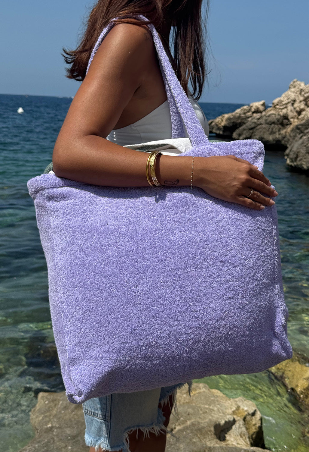 Cabas Éponge Lilas