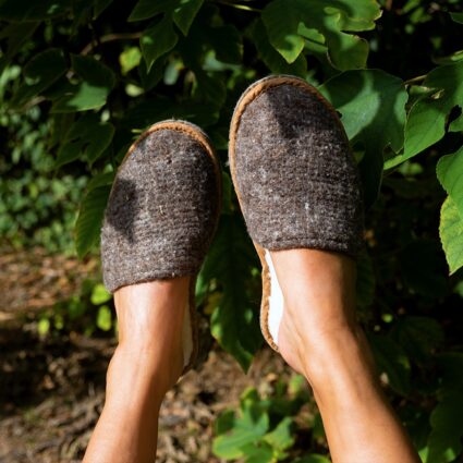 eco-responsible wool slipper